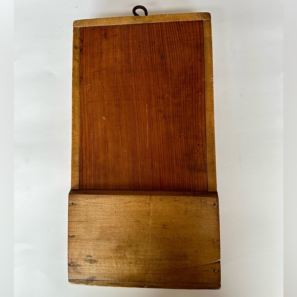 Antique Pine Pumice Box, Scrub Box, Wall Box - Picture 5 of 7